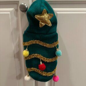 Dog Cat Pet Ugly Christmas Sweater Holiday Winter Size XS MERRY AND BRIGHT NWT